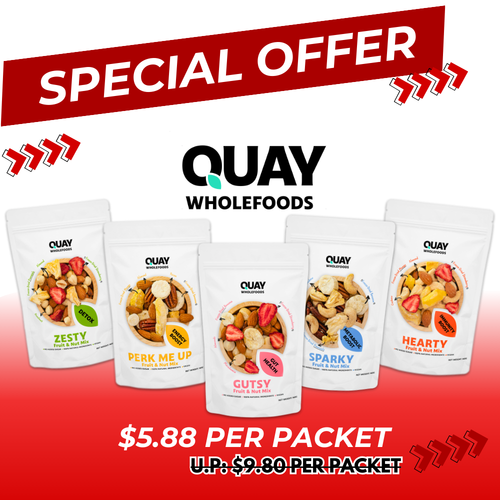 QUAY WHOLEFOODS - SPARKY TRAIL MIX (METABOLIC BOOST)