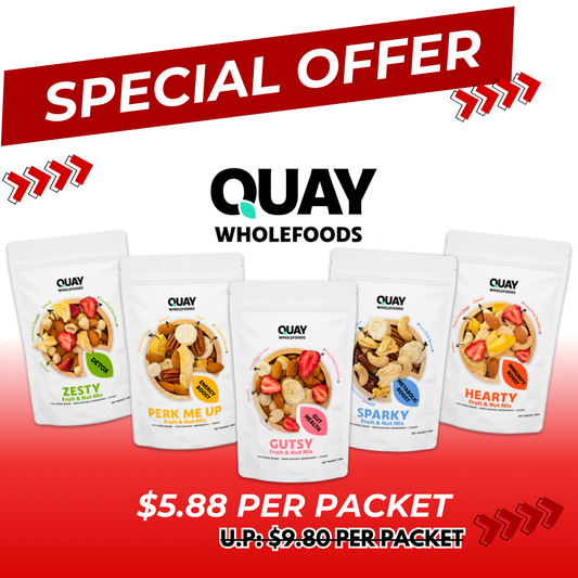 QUAY WHOLEFOODS TRIAL MIX ( 140G ) BUNDLE OF 5
